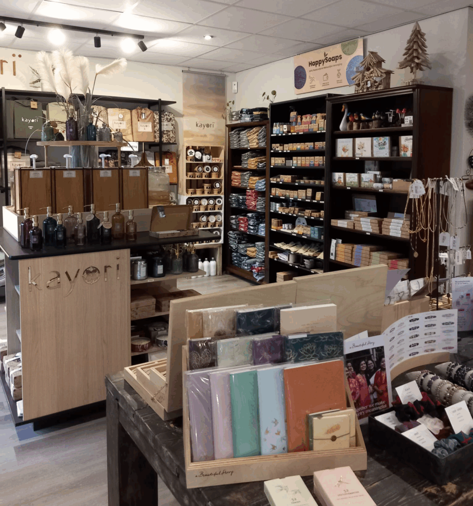 Een kijkje in de winkel van Tess' Gifts